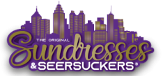 Sundresses and Seersuckers logo with skyline Sundresses and Seersuckers logo with skyline